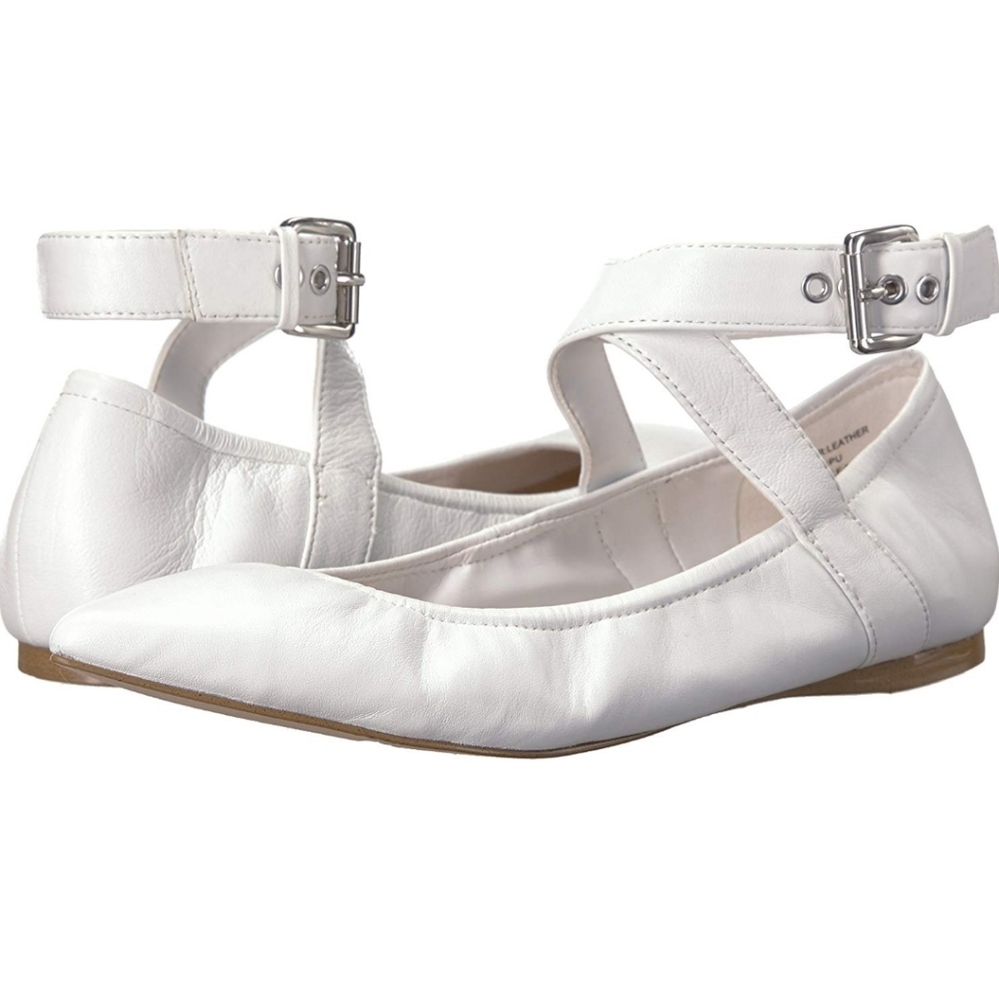 ALDO Palmyre Ankle Strap Ballerina Flats 6.